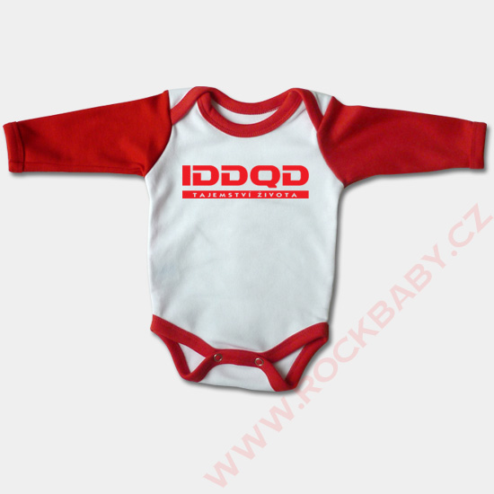 Kojenecké body dlouhý rukáv - IDDQD