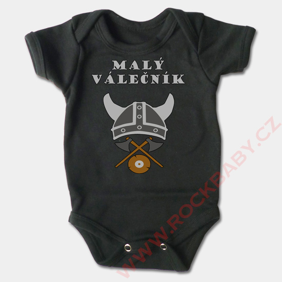Kojenecké body krátký rukáv - Malý Válečník