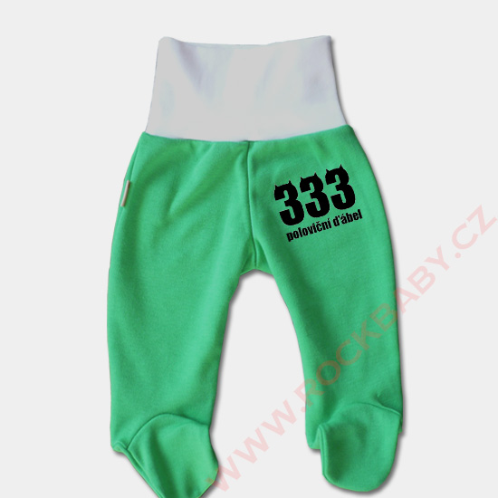 Kojenecké polodupačky - 333 poloviční ďábel