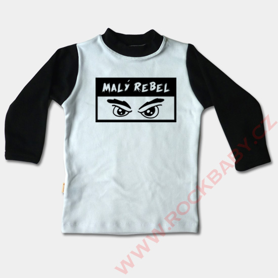 Dětské tričko dlouhý rukáv - Malý rebel