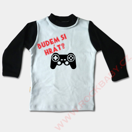 Dětské tričko dlouhý rukáv - Budem si hrát