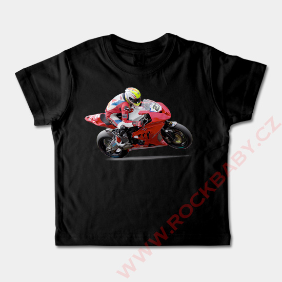 Detské tričko krátky rukáv - Cestná motorka