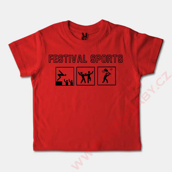 Dětské tričko krátký rukáv - Festival sports